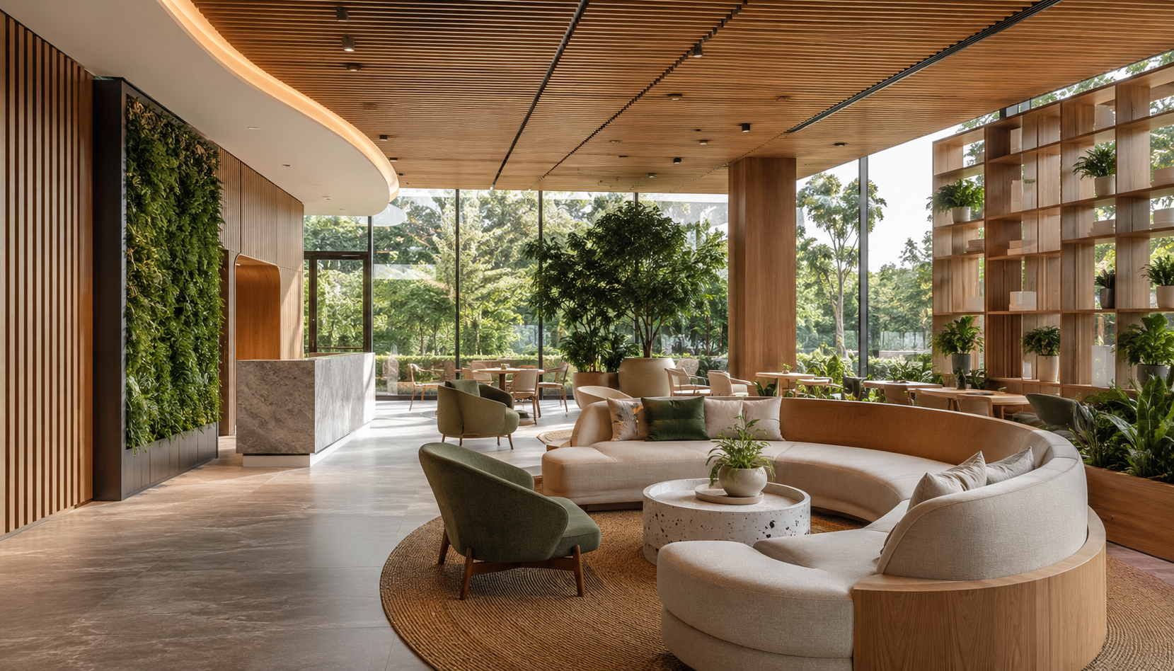 Long-life residential amenity interior