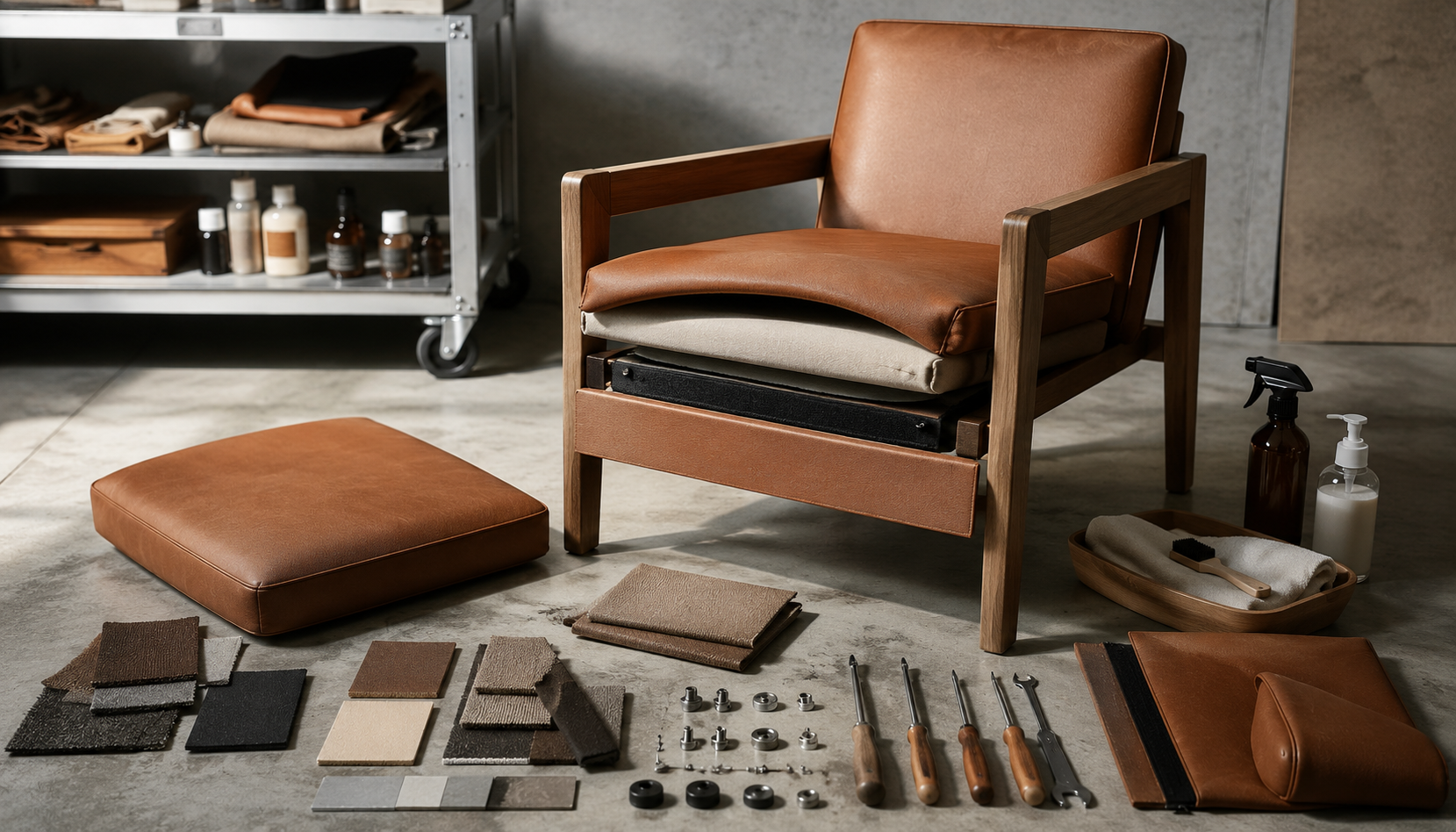 Sophisticated varied material palette